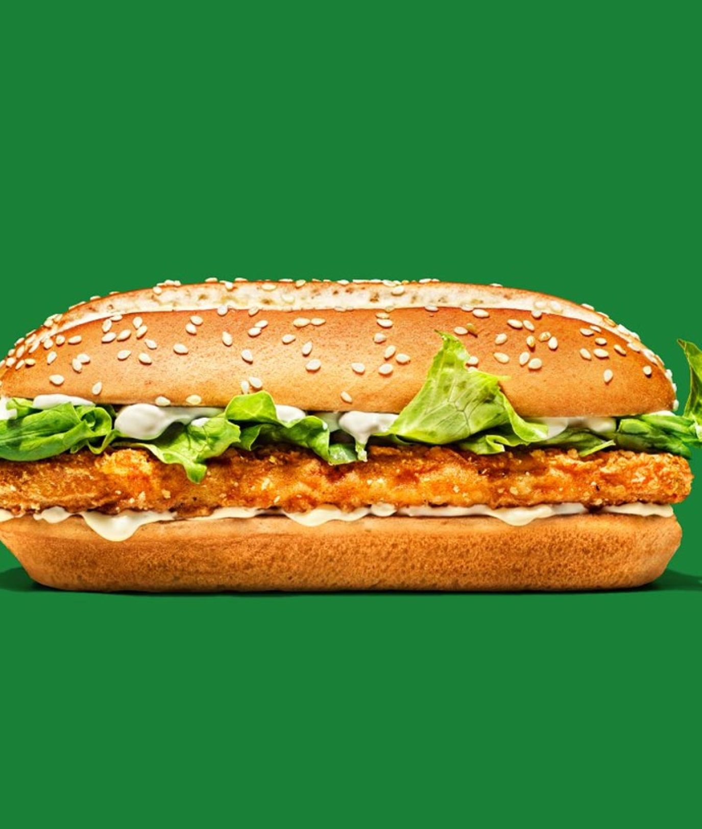 (c) Burger King - Le Long chicken végétalien de Burger King