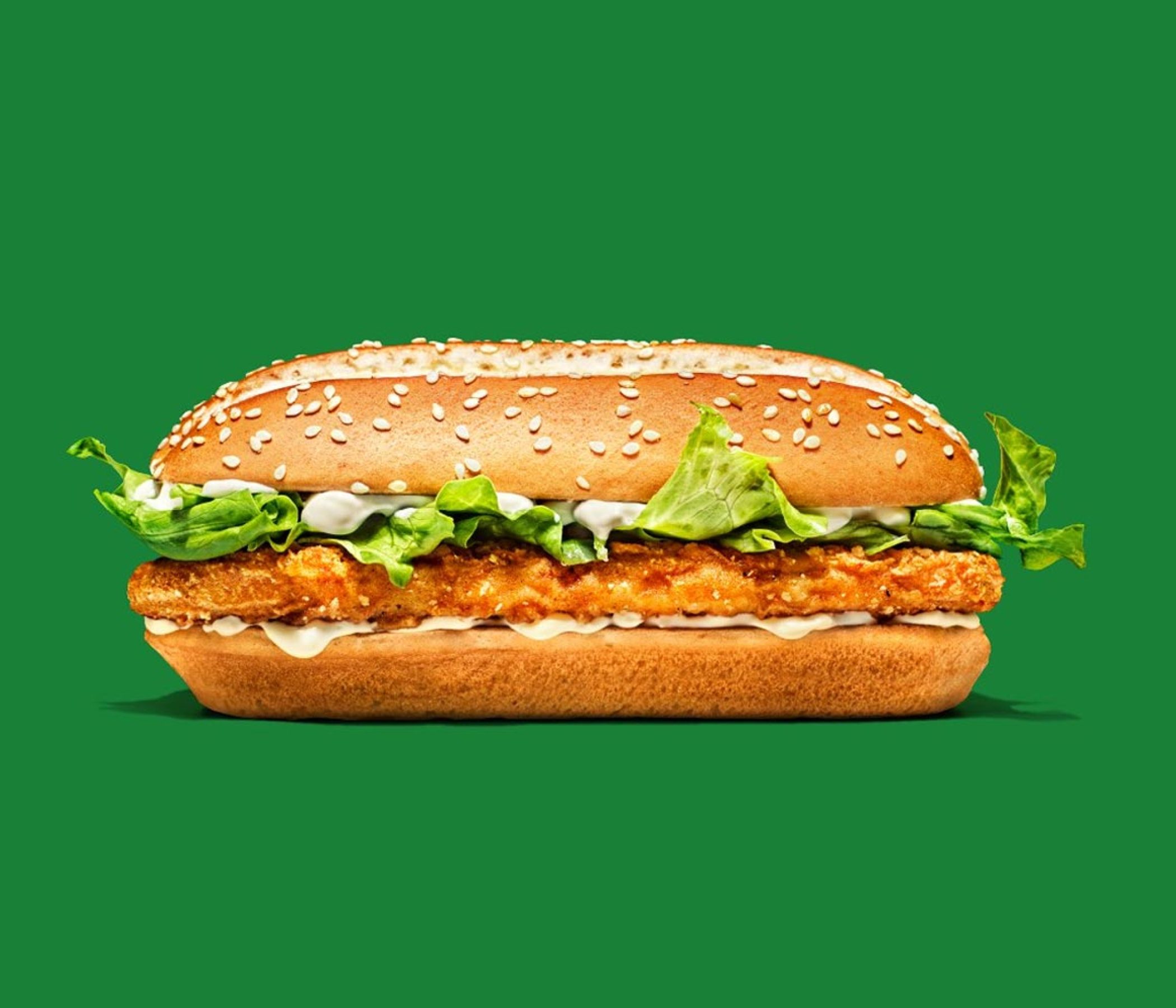 (c) Burger King - Le Long chicken végétalien de Burger King